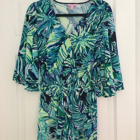 Lilly Pulitzer Viviana Romper XXS - Picture 4 of 5